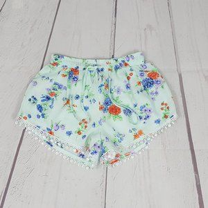 Summer Floral Shorts for a Young Lady or Teenager